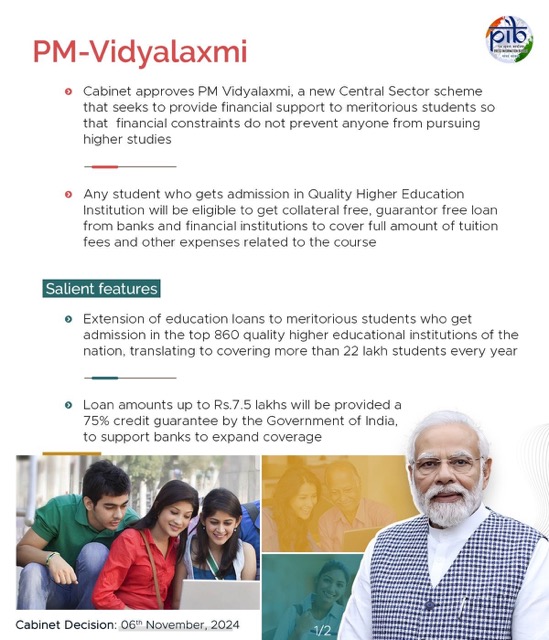 PM Vidyalaxmi Scheme 2024