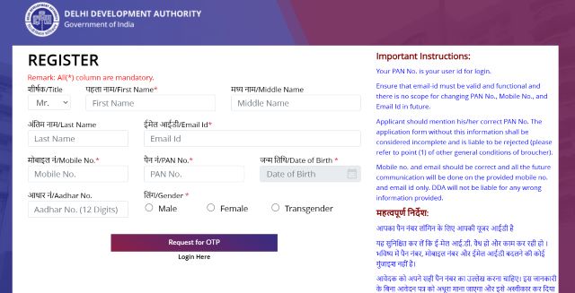 DDA-Housing-scheme-Registration